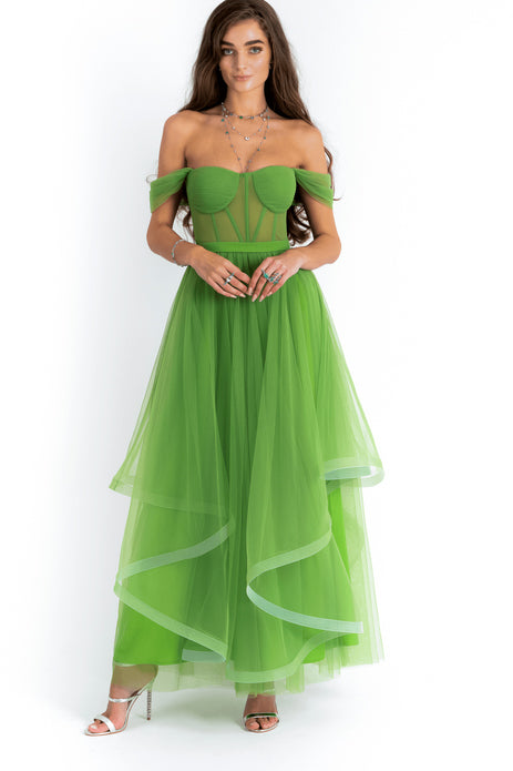 Corset Tulle Gown