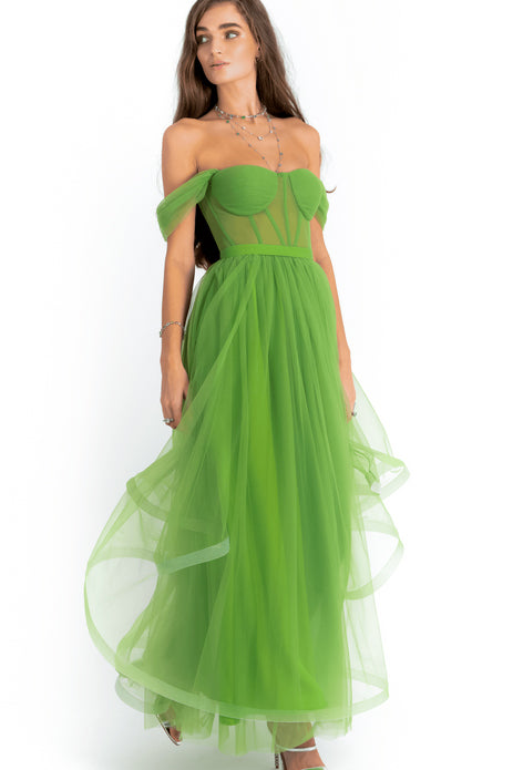 Corset Tulle Gown